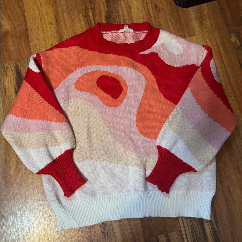 Colorful Abstract Women's Sweater